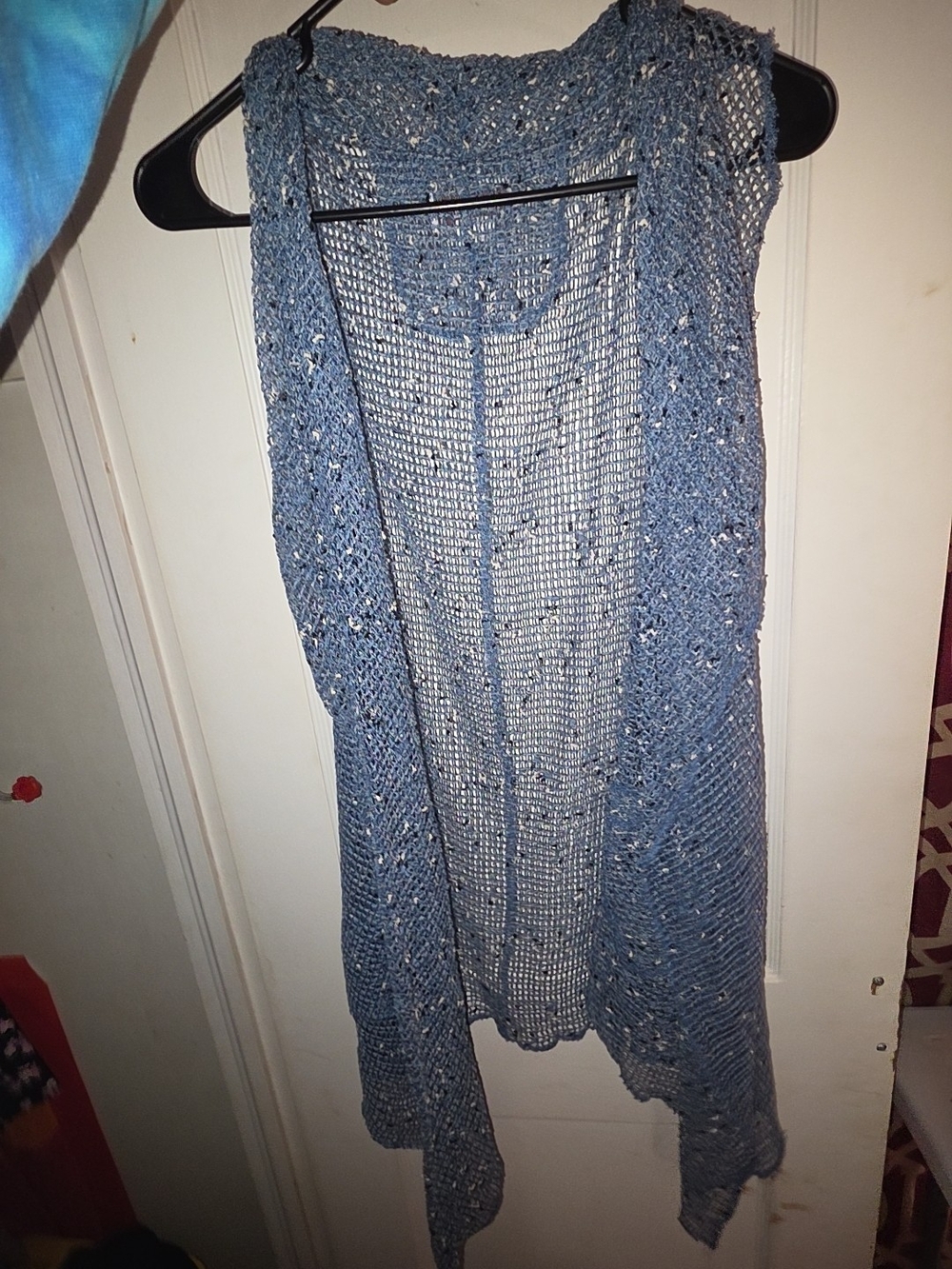 Moda Open Knit Blue Women’s Sweater